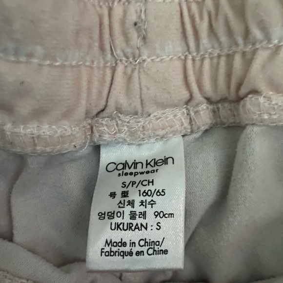 Calvin Klein pink Pajama pants - Picture 2 of 2